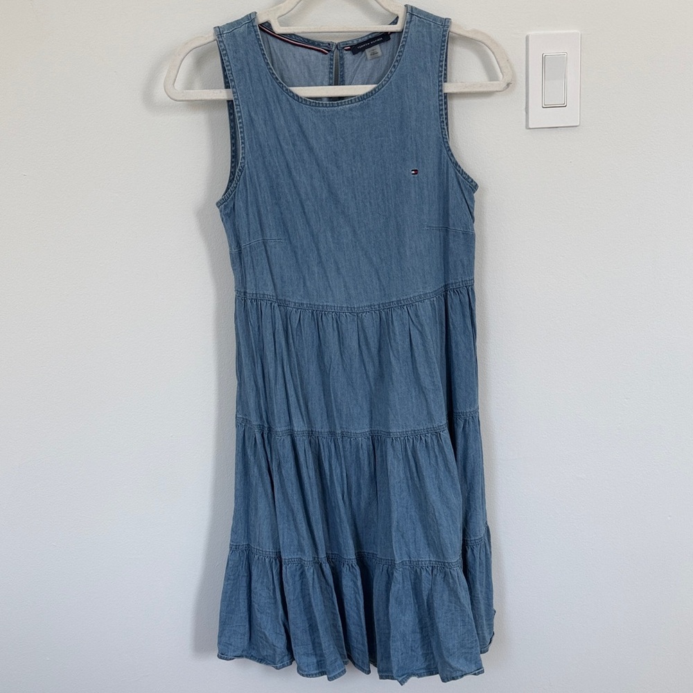 Tommy Hilfiger Blue Denim Mini Dress